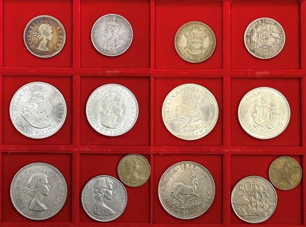 COMMONWEALTH. Lotto di 7 monete.