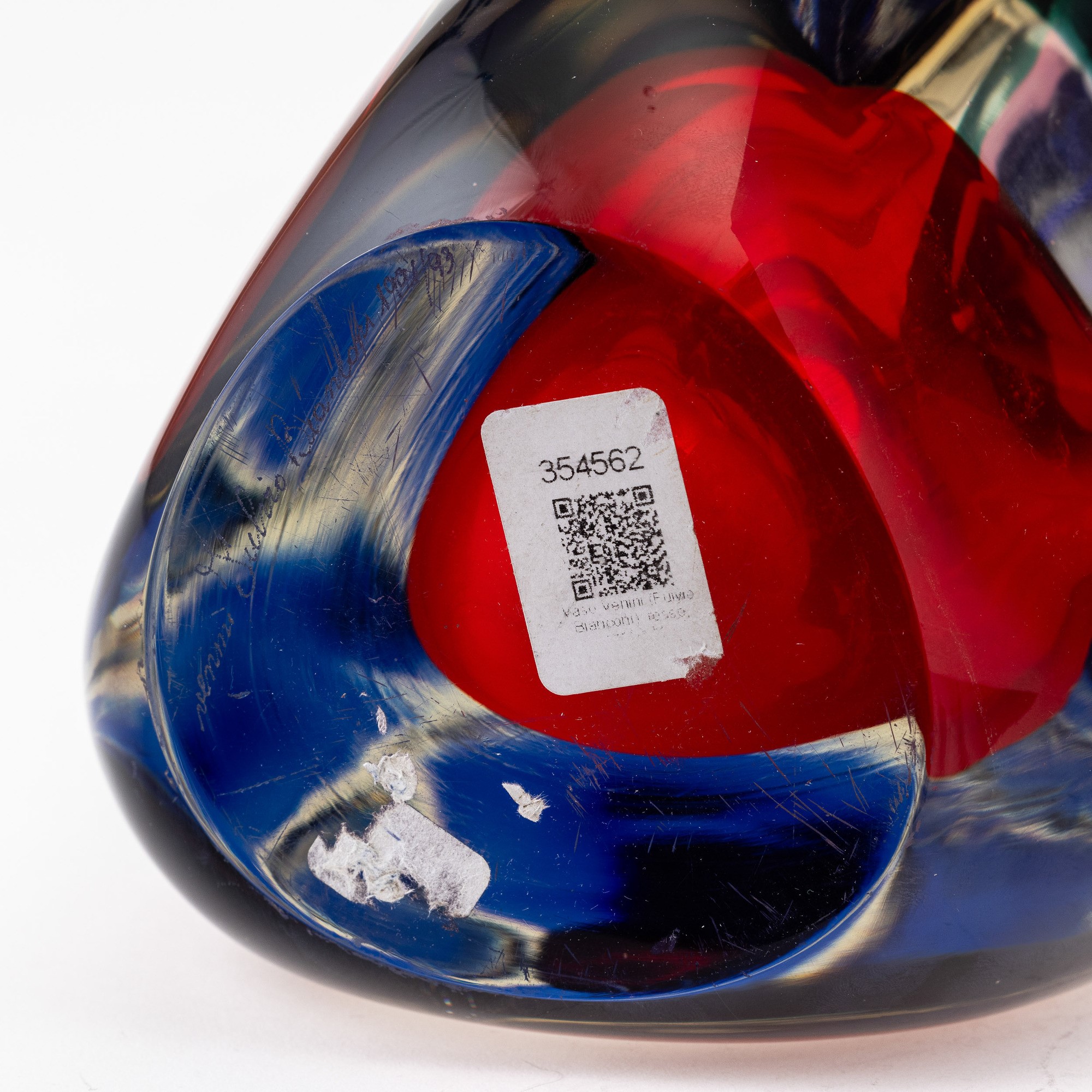 Fulvio Bianconi - Vaso “Fasce Sommerse” Venini, Murano (1991)