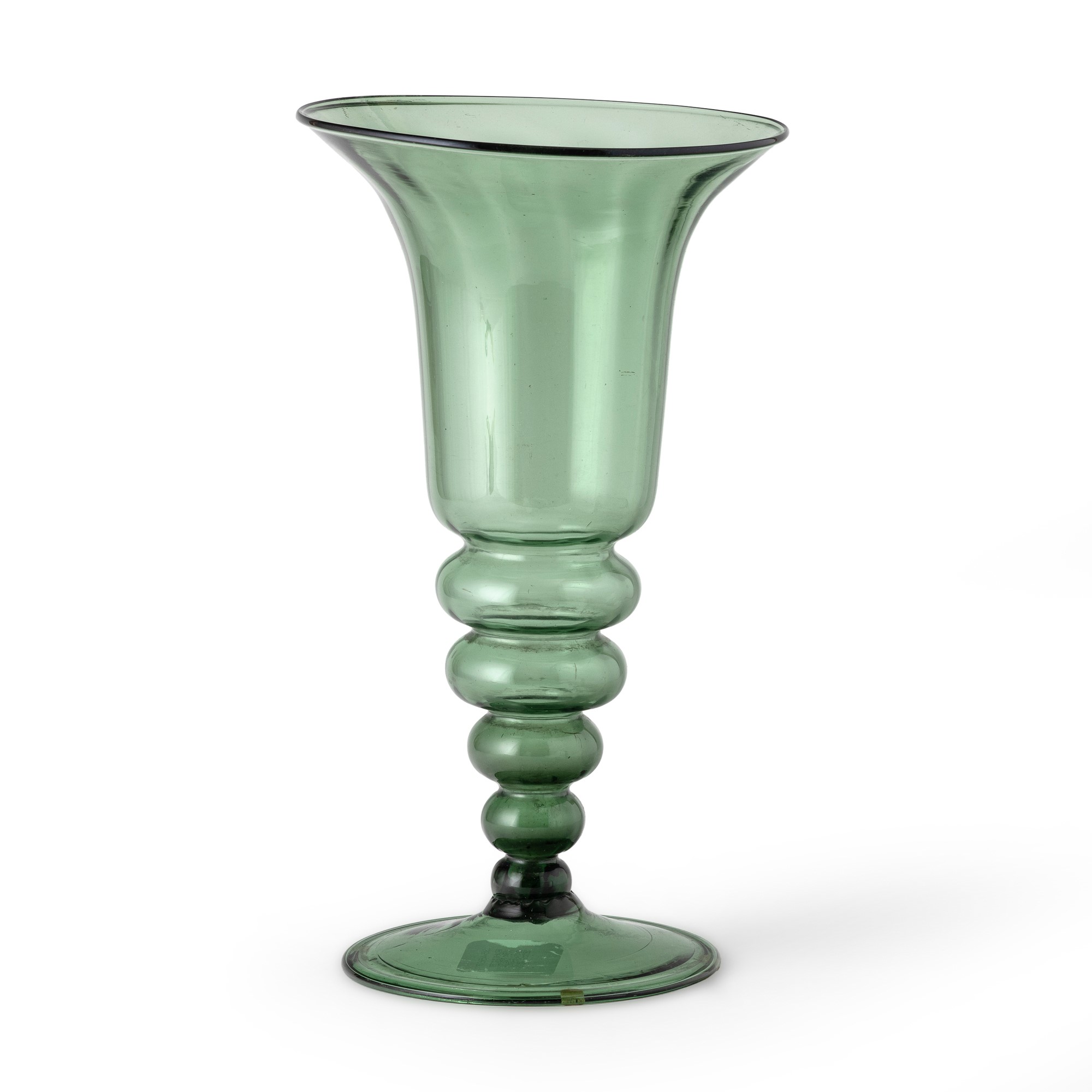 Vaso in vetro soffiato, Murano, 1930 ca