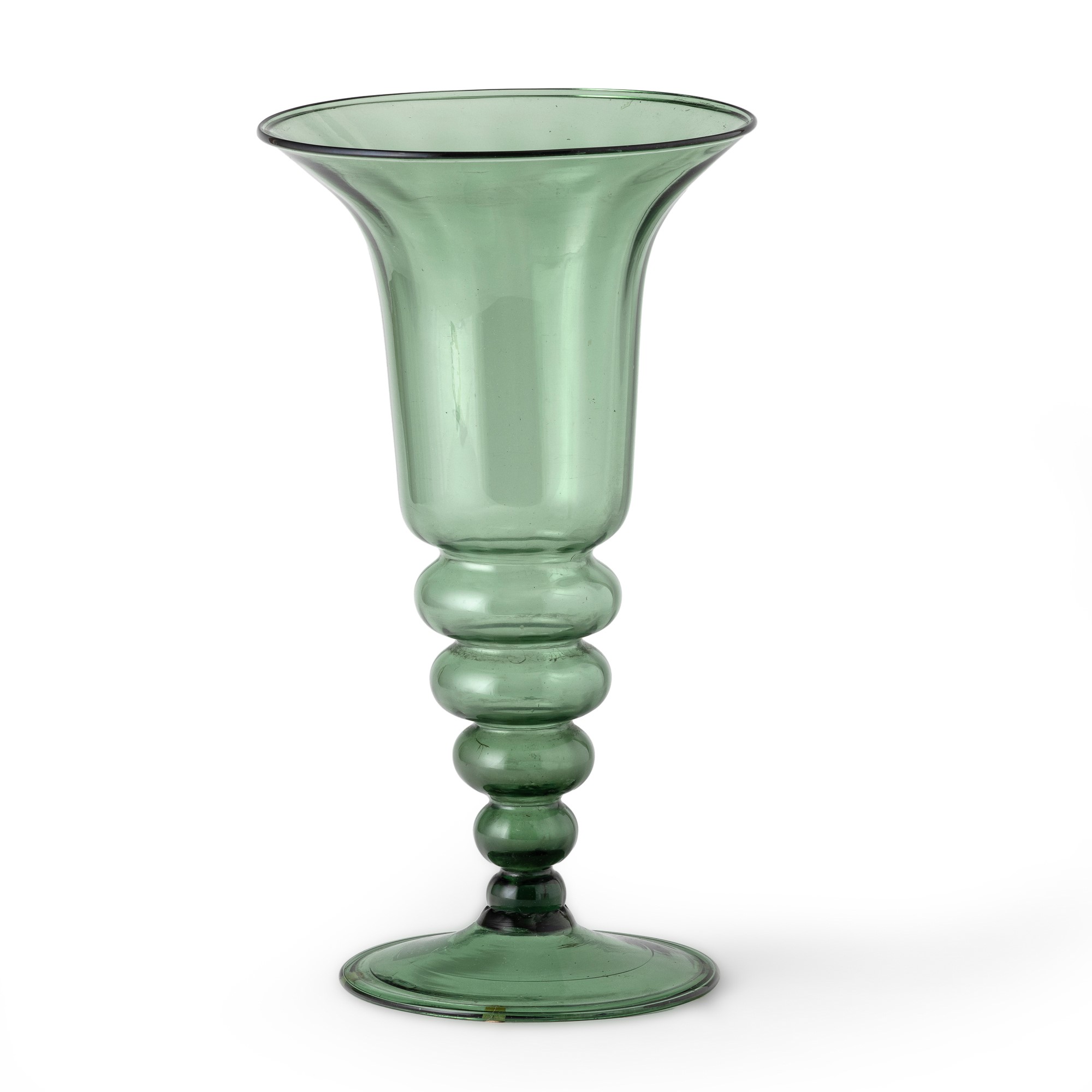 Vaso in vetro soffiato, Murano, 1930 ca