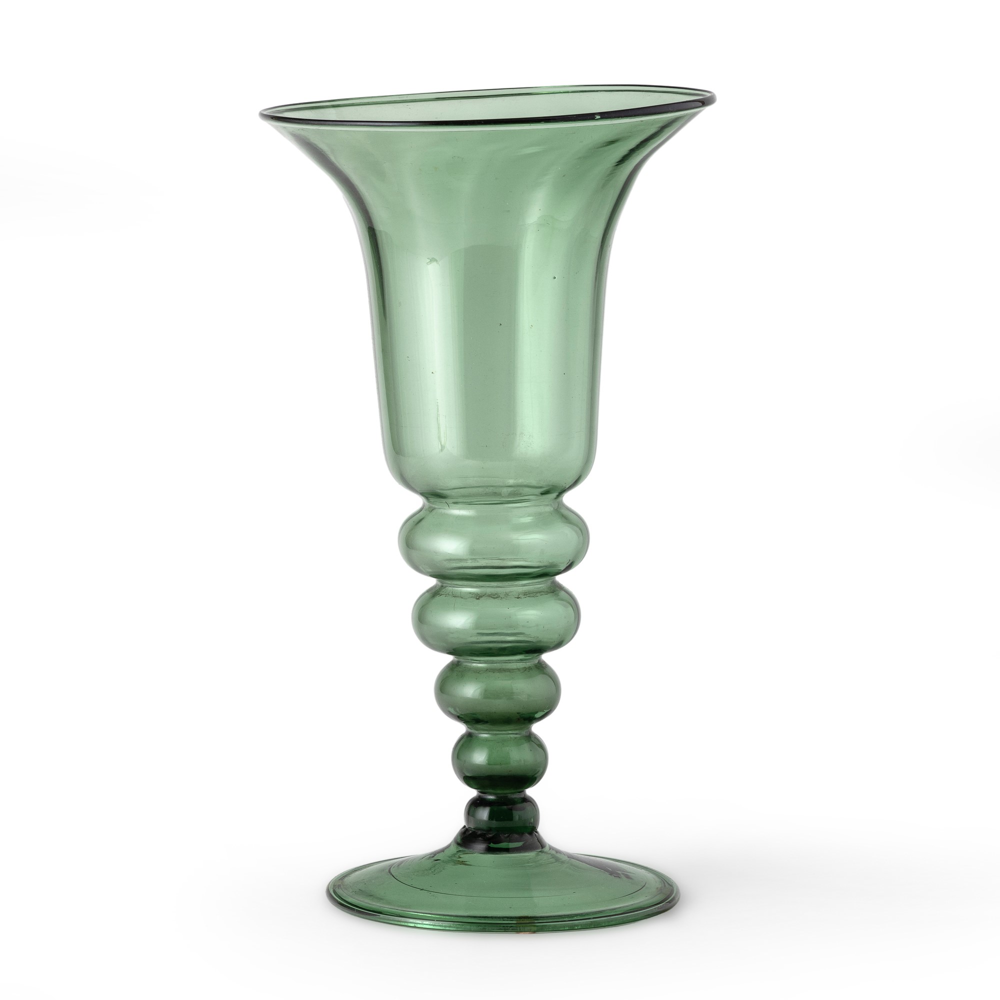 Vaso in vetro soffiato, Murano, 1930 ca
