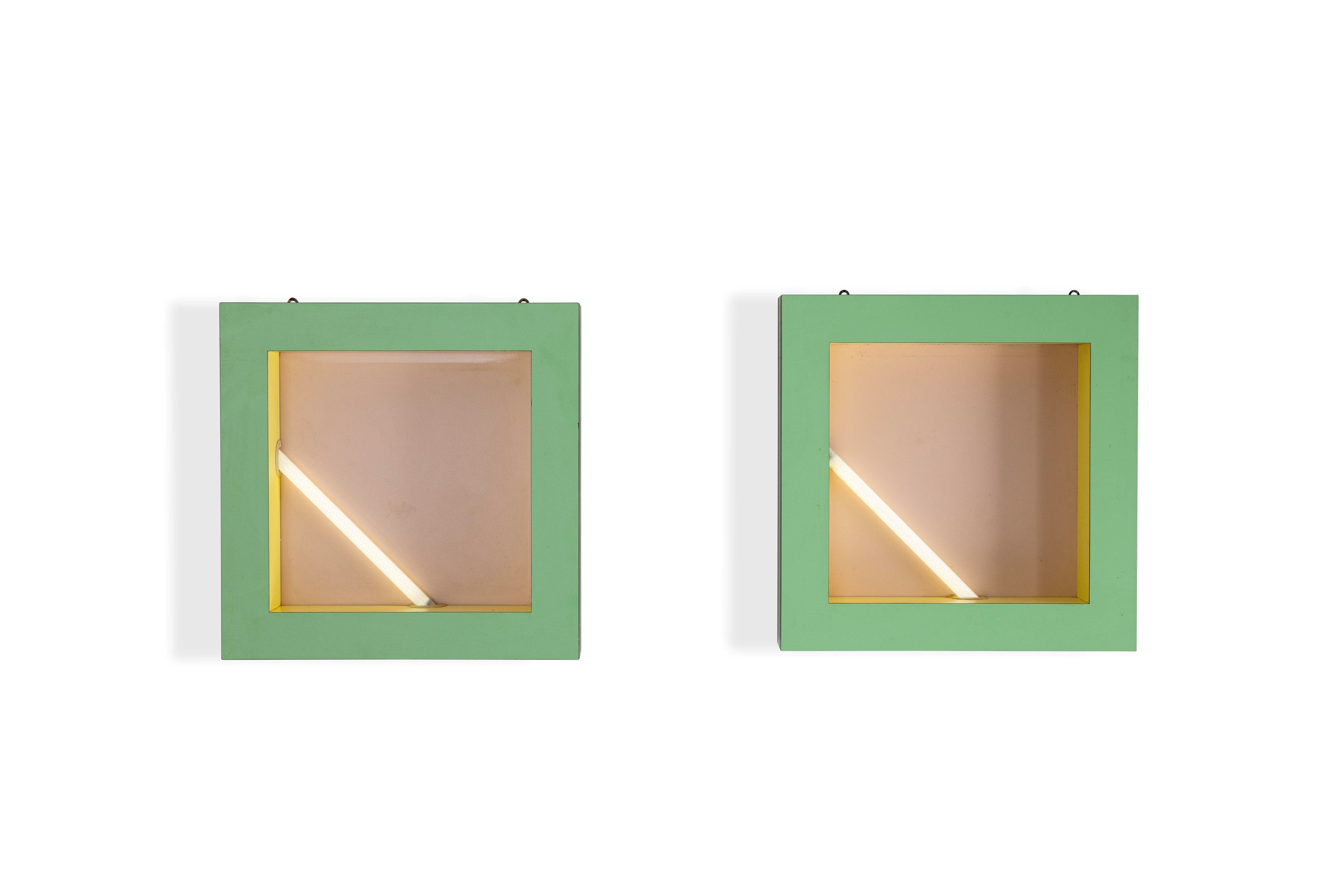 Due lampade da parete mod. Negresco