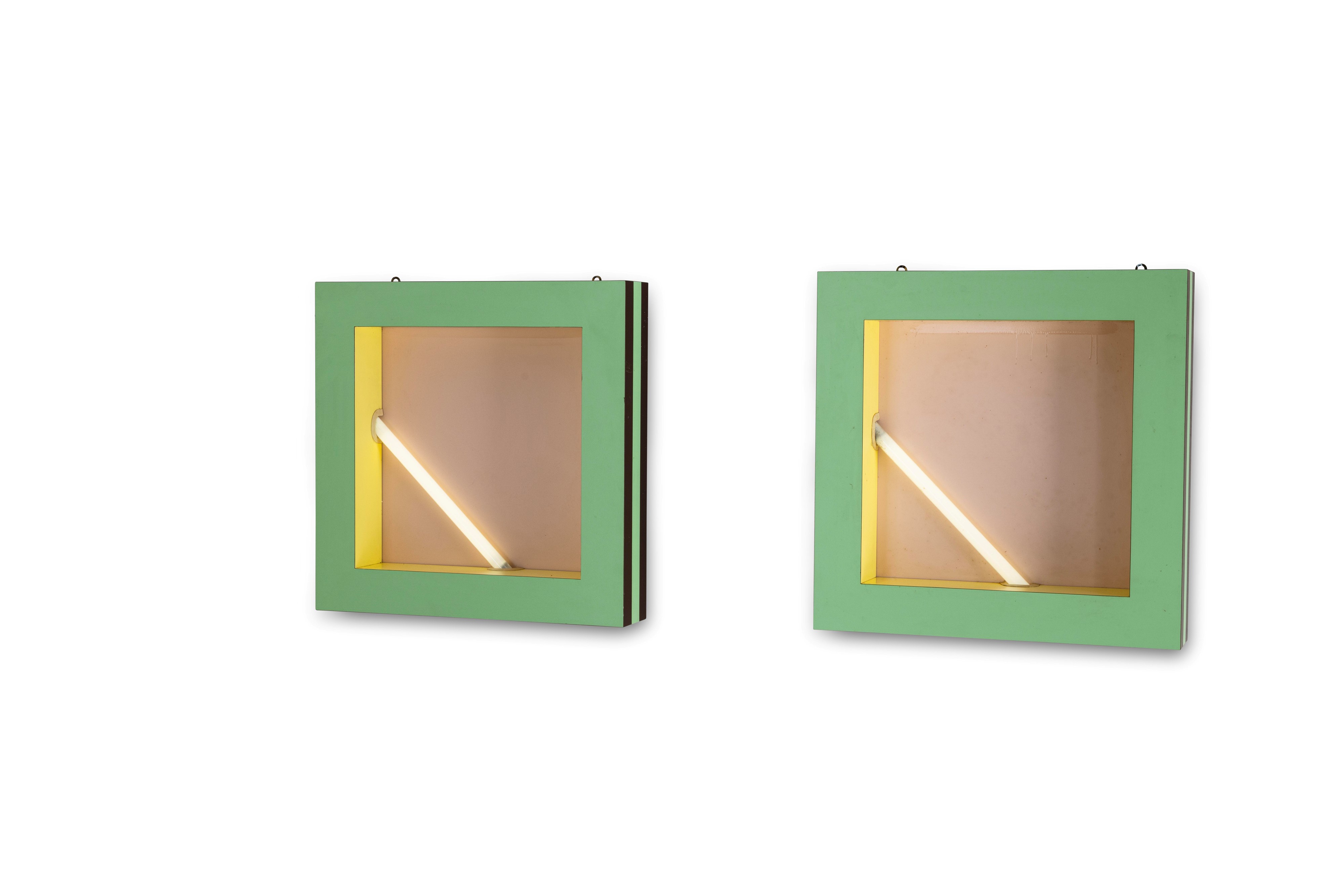 Due lampade da parete mod. Negresco