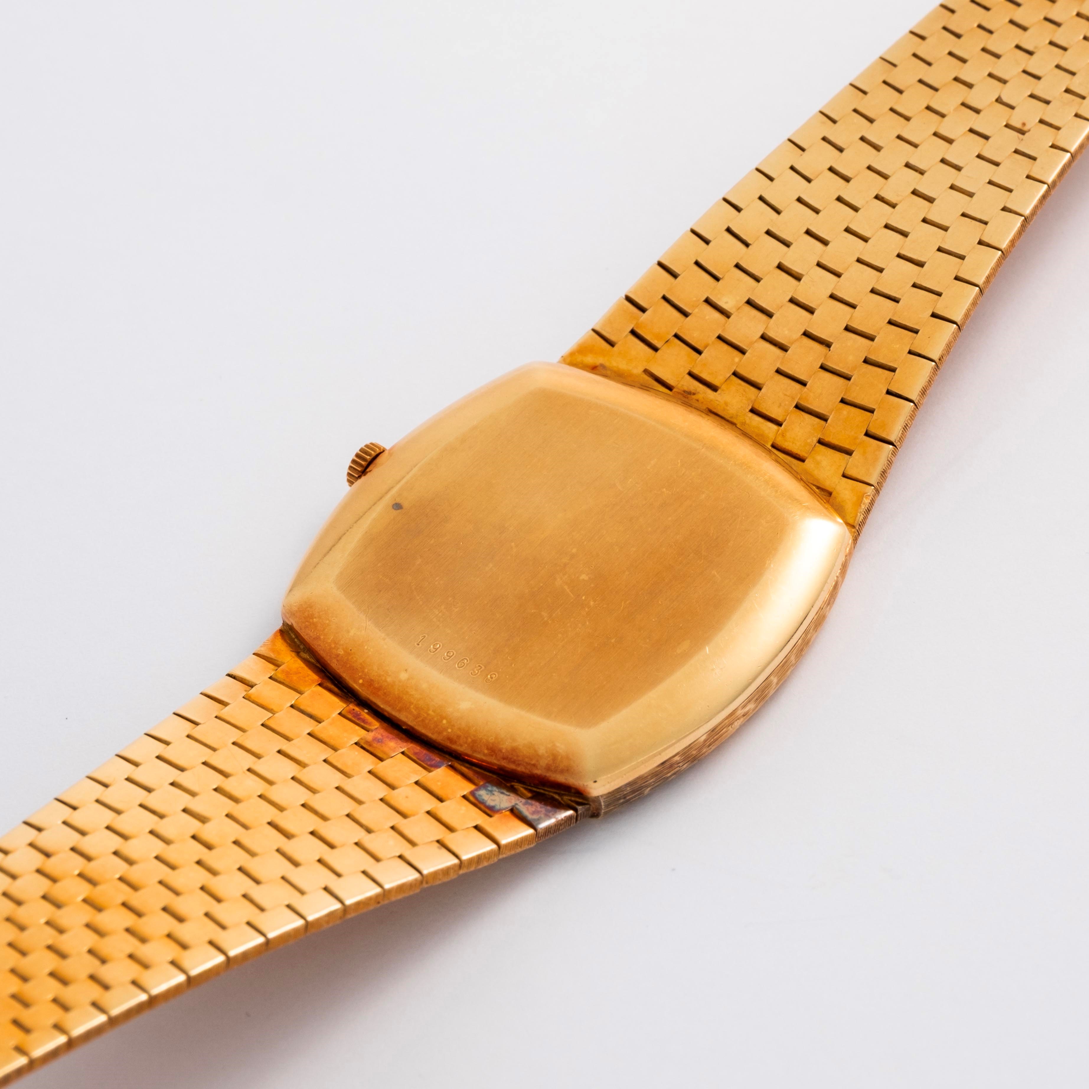 Certina - Orologio automatico in oro giallo 18k con bracciale integrato, circa 1970
