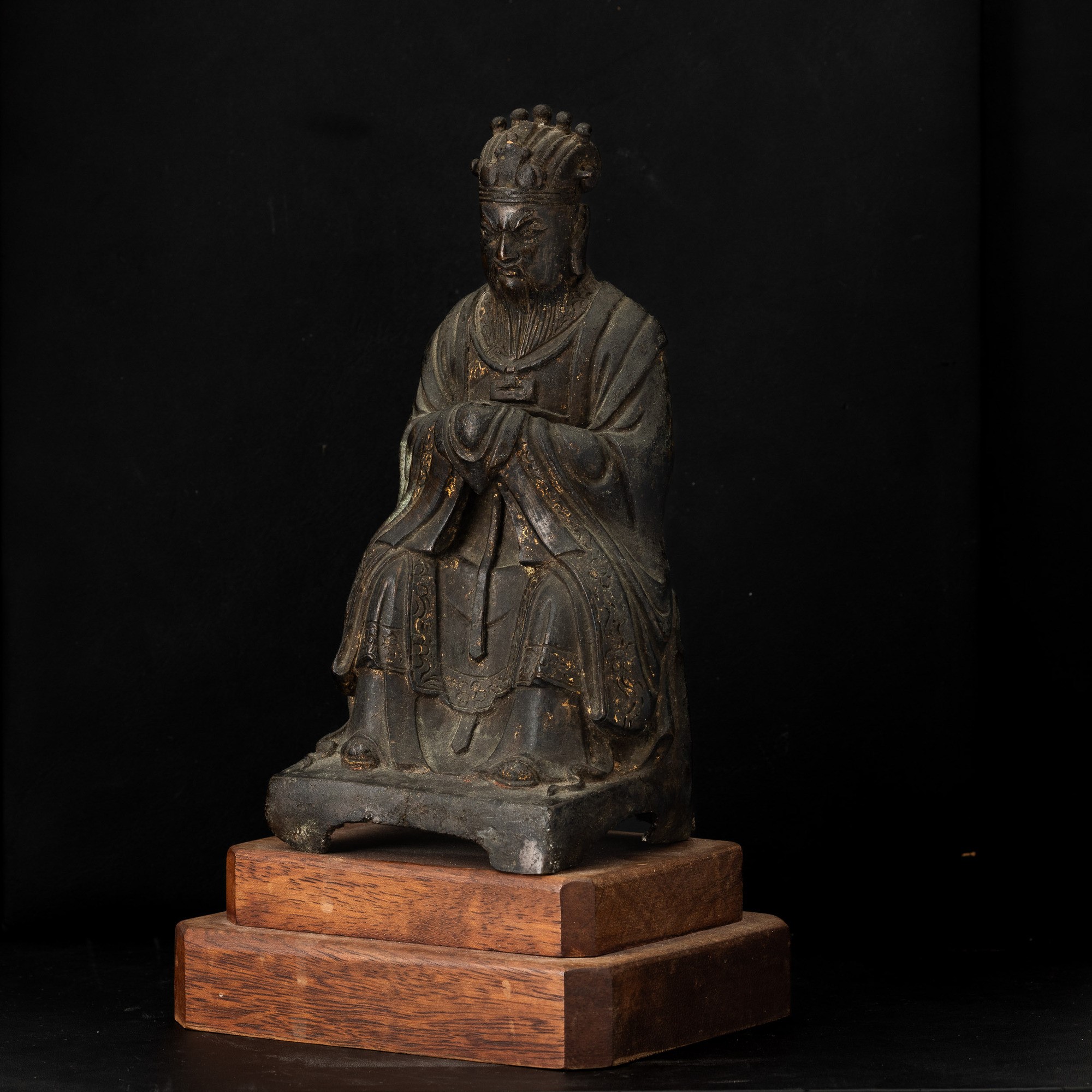 Cina, Dinastia Ming (XVII secolo), Figura di dignitario in bronzo