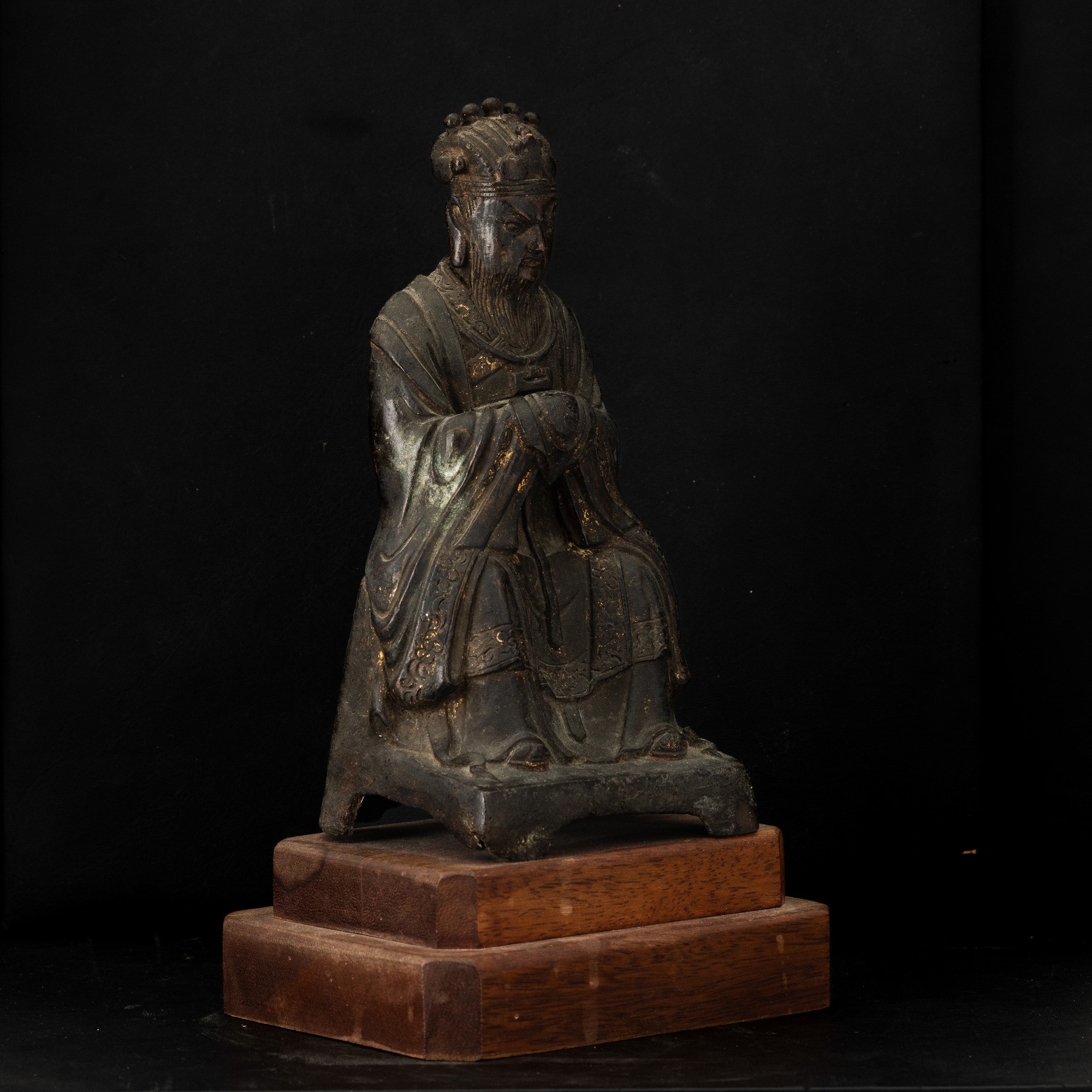 Cina, Dinastia Ming (XVII secolo), Figura di dignitario in bronzo