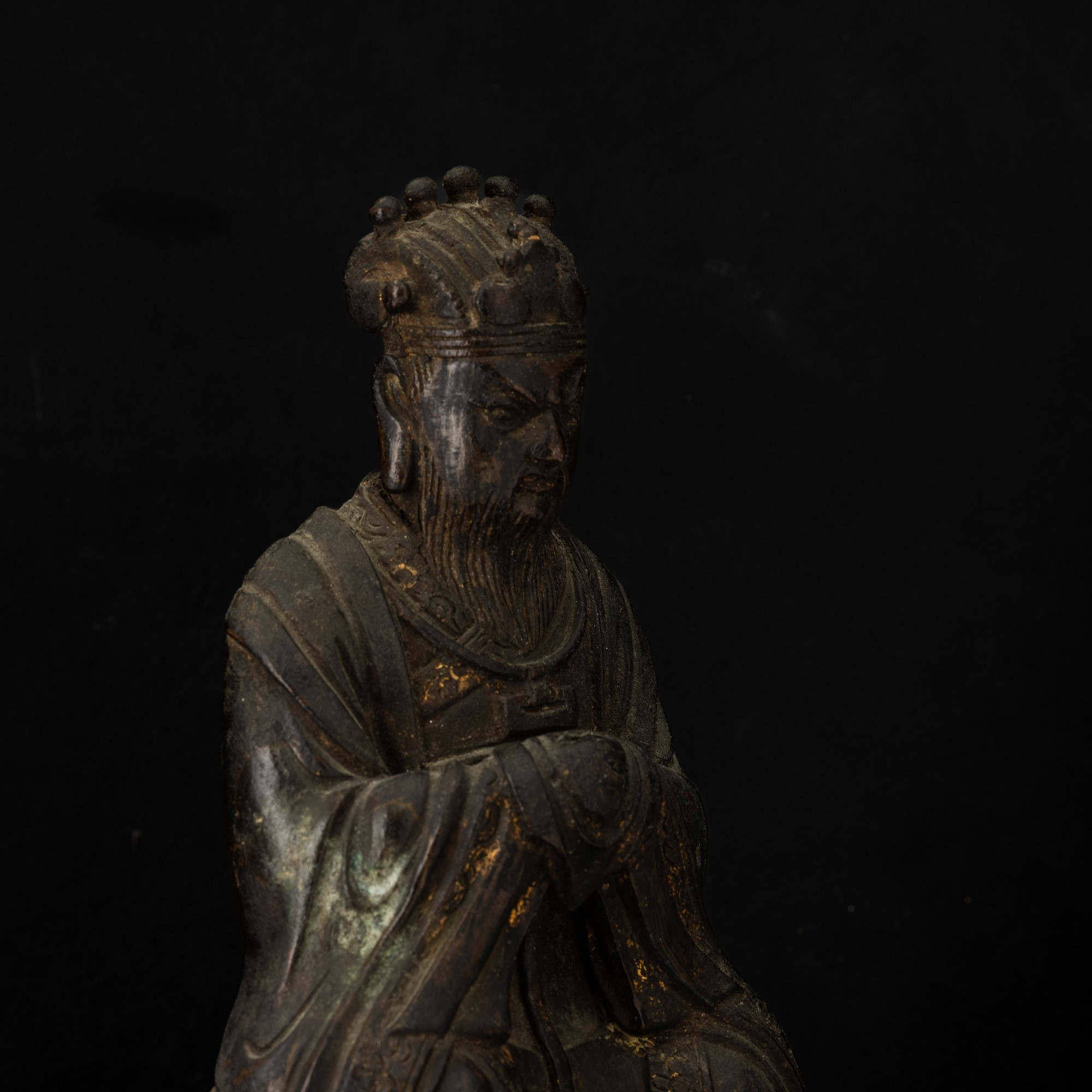 Cina, Dinastia Ming (XVII secolo), Figura di dignitario in bronzo
