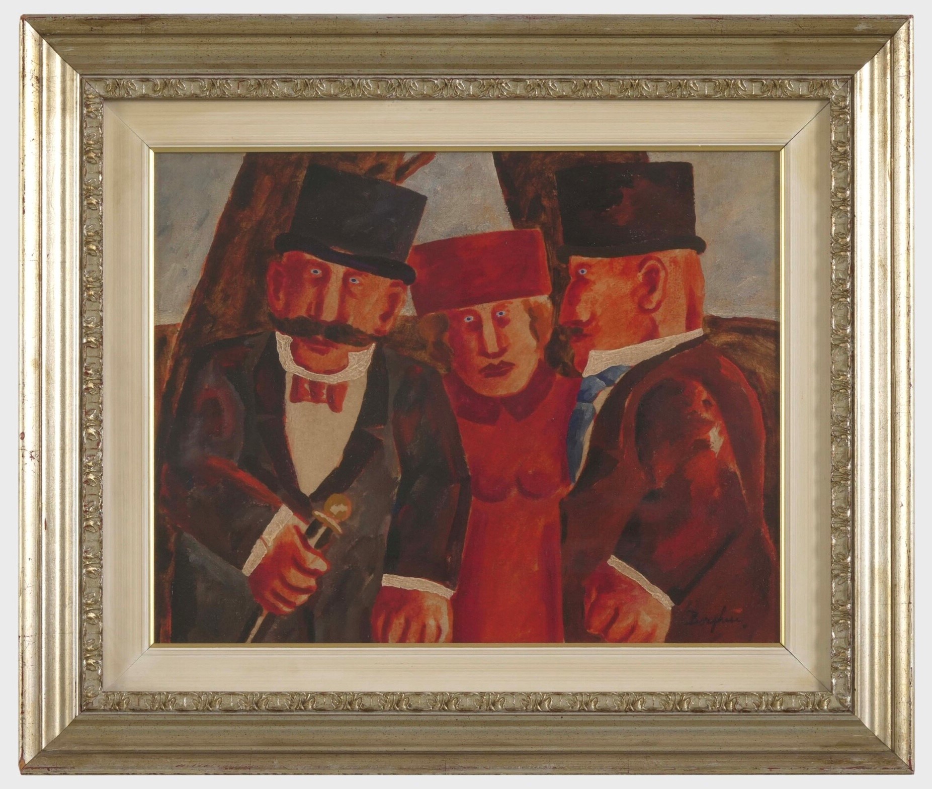 Franz Borghese - Senza titolo, olio su tela, 70 x 50 cm