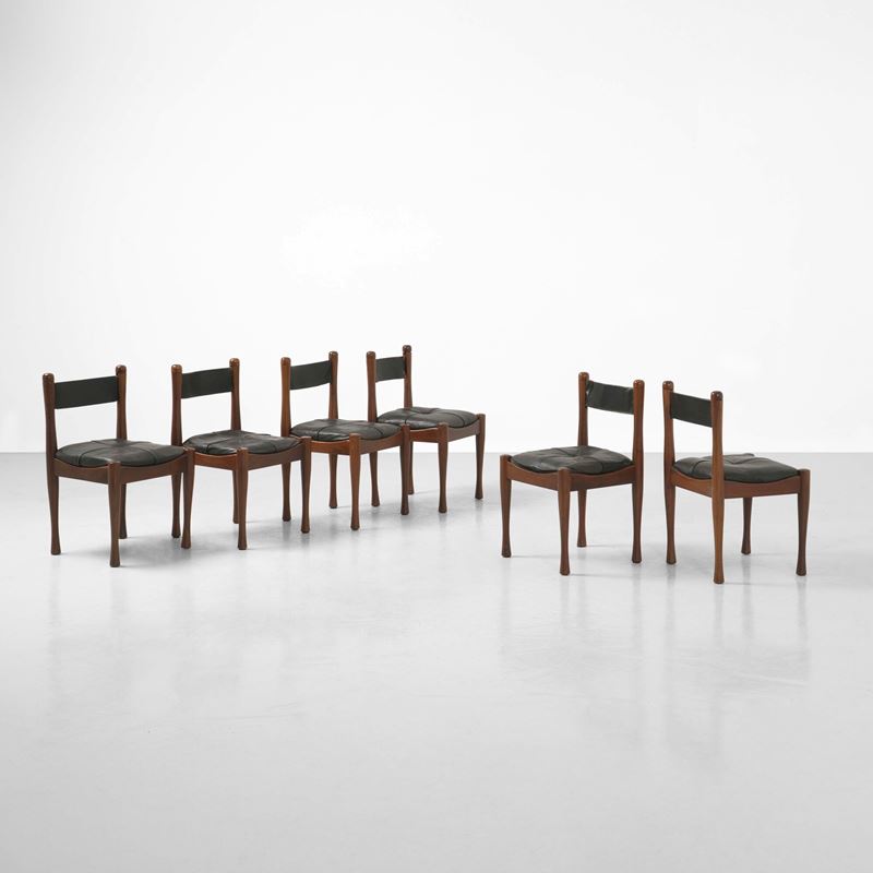 Silvio Coppola : Sei sedie mod. 620  - Auction 20th-century design - Cambi Casa d'Aste