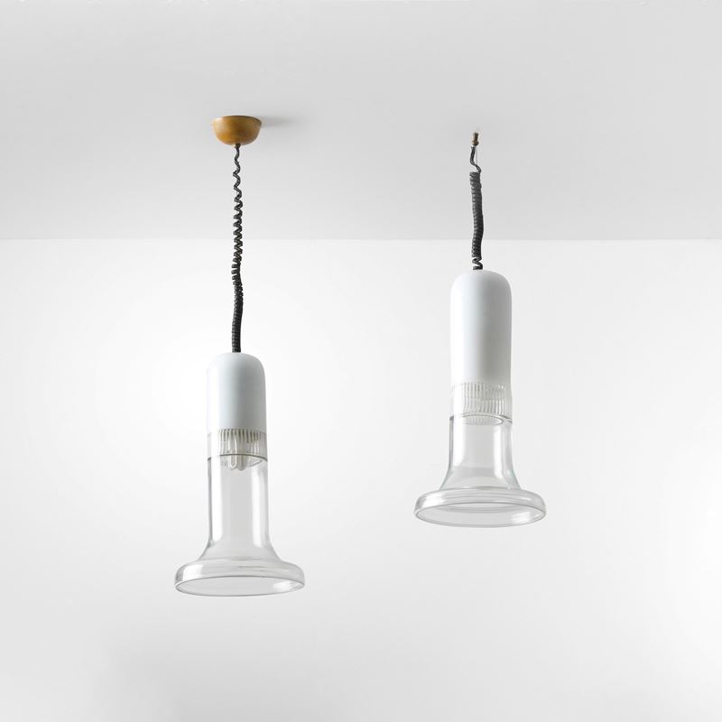 Renato Toso : Due lampade a sospensione mod. Tokyo  - Auction 20th-century design - Cambi Casa d'Aste