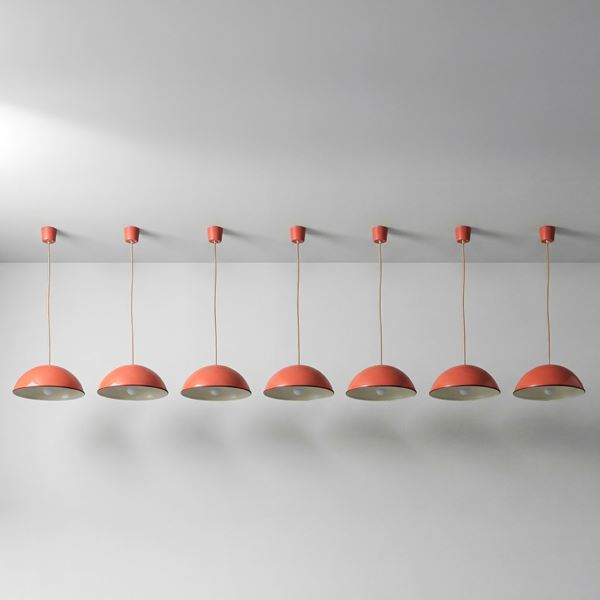 Sette lampade a sospensione mod. Relemme