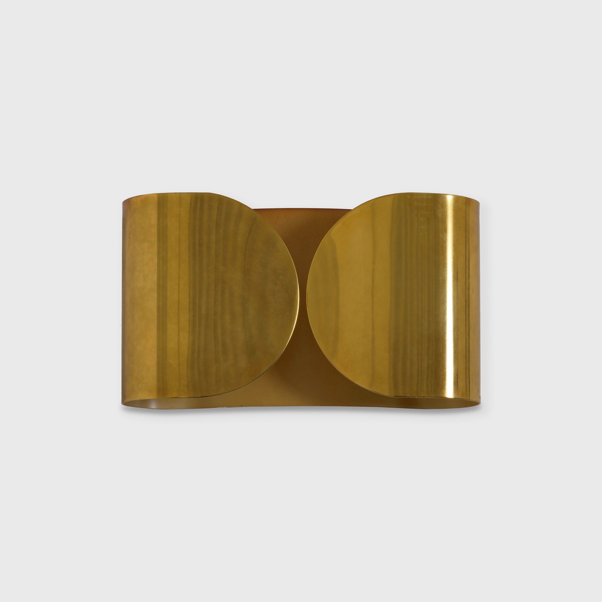Tobia Scarpa - Lampada da parete mod. Foglio, ottone, 1967