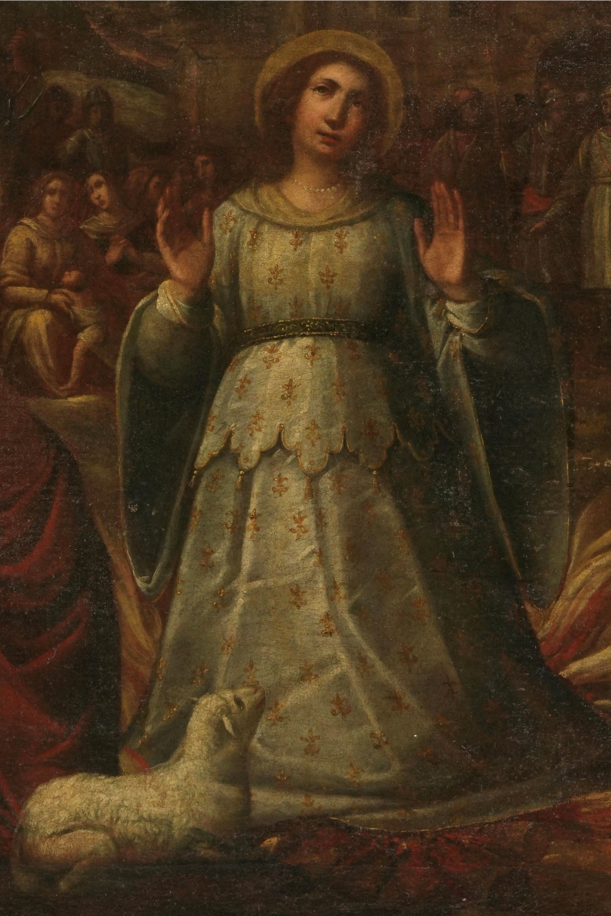 Scuola lombarda, Sant’Agnese - olio su tela