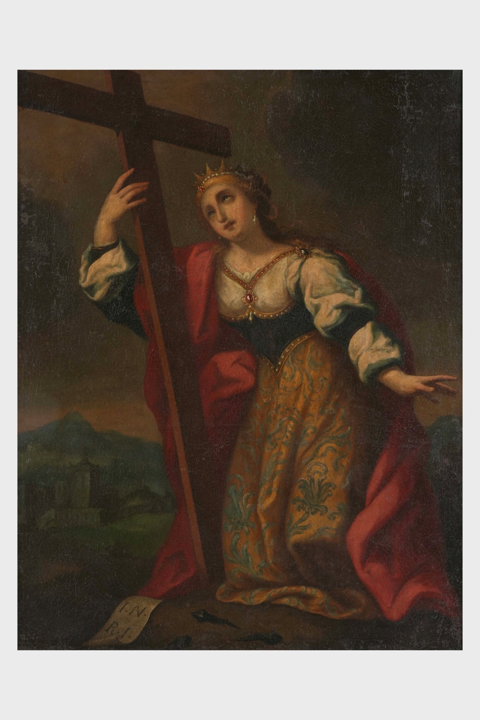 Scuola del XVII secolo, Sant’Elena, olio su tela