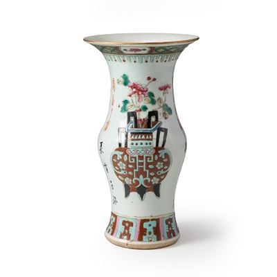 Vaso in porcellana, Cina, XX secolo