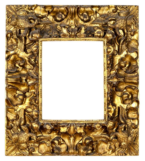 Cornice barocca. Italia centrale XVII secolo