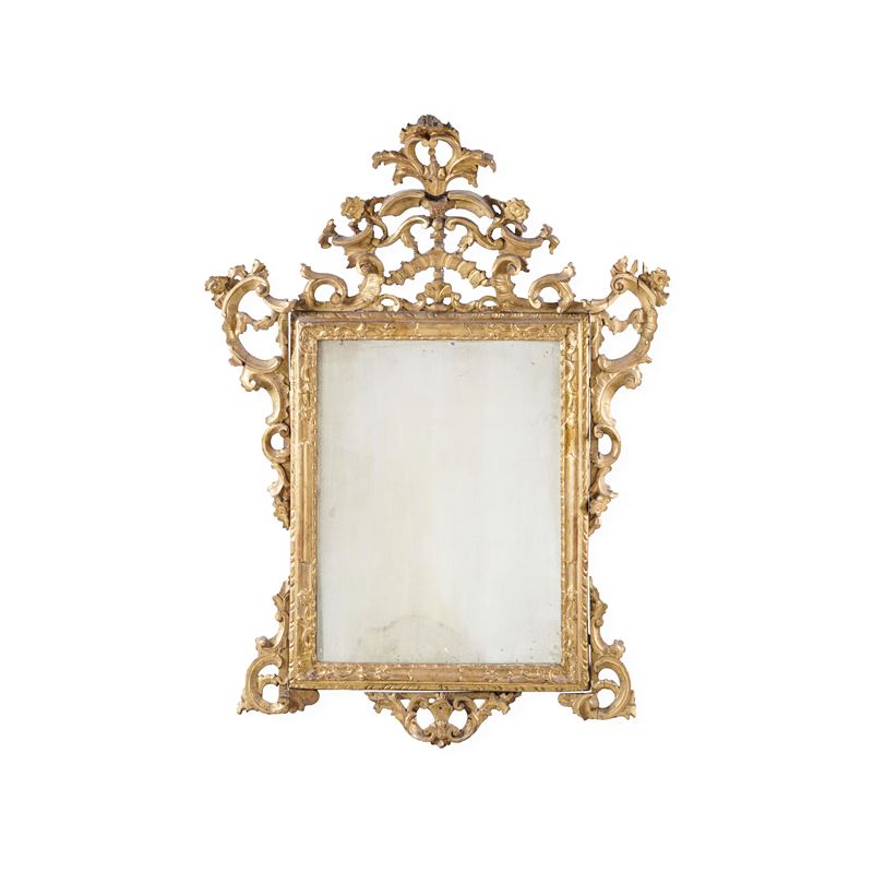 Specchiera Luigi XV. XVIII secolo  - Auction Italian Mansions - Cambi Casa d'Aste