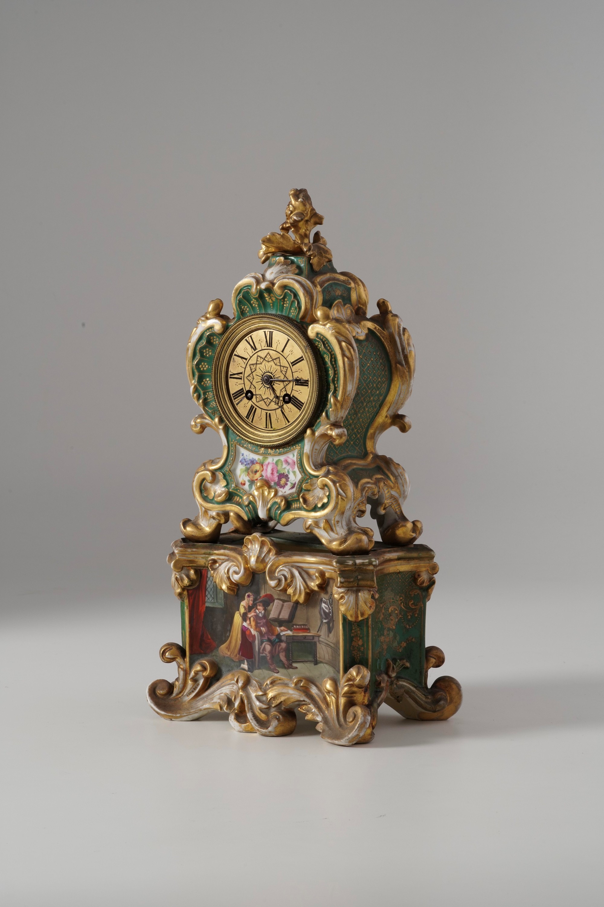 Orologio da Tavolo in Porcellana