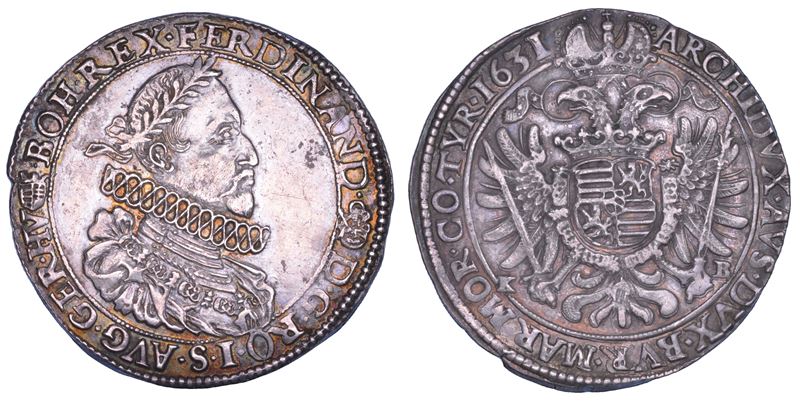 AUSTRIA. FERDINAND II, 1618-1637. Taler 1631. Kremnitz.  - Auction Numismatics - Cambi Casa d'Aste