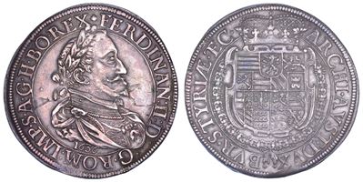 Austria, Ferdinand II, Taler del 1636, Graz