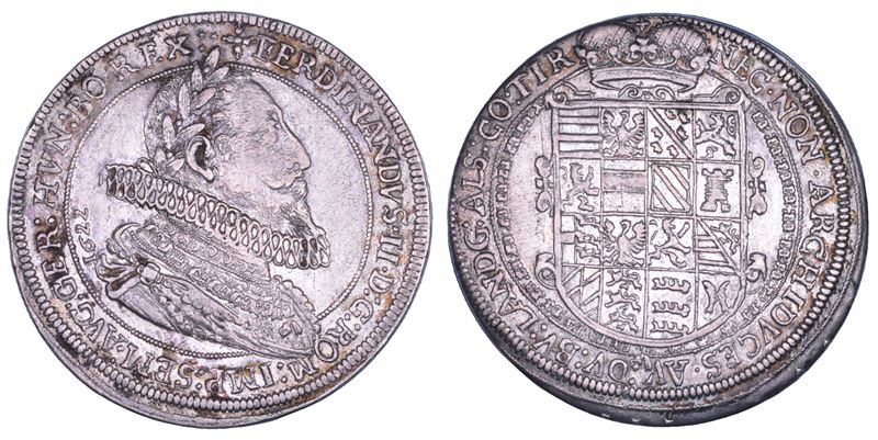 AUSTRIA. FERDINAND II, 1618-1637. Taler 1622. Ensisheim.  - Asta Numismatica - Cambi Casa d'Aste