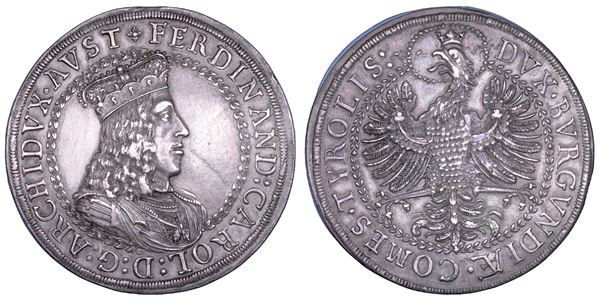 AUSTRIA. FERDINAND KARL, 1646-1662. Doppeltaler. Hall.