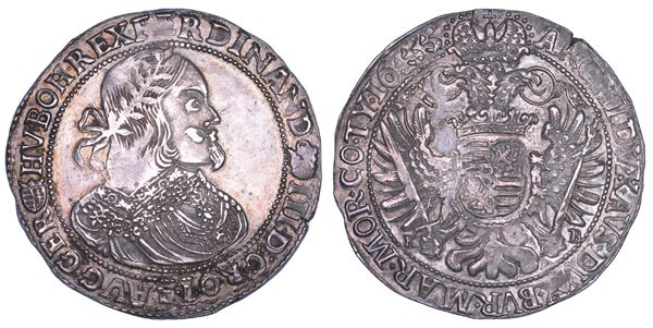 AUSTRIA. FERDINAND III, 1637-1657. Taler 1655. Kremnitz.