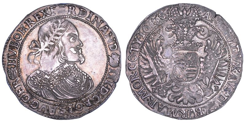 AUSTRIA. FERDINAND III, 1637-1657. Taler 1655. Kremnitz.  - Asta Numismatica - Cambi Casa d'Aste
