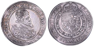 Matthias II, Taler 1609, Wien