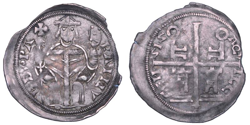 AQUILEIA. RAIMONDO DE LA TORRE, 1273-1298. Denaro scodellato.  - Asta Numismatica - Cambi Casa d'Aste