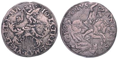 GIAN GIACOMO TRIVULZIO, Cavallotto o Grosso da 9 Soldi (1487-1518)