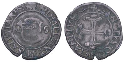Michele Antonio di Saluzzo, Stemma con Croce fiorata, 1504-1528