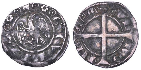 VERONA. MASTINO II e ALBERTO II DELLA SCALA, 1327-1351. Grosso Aquilino.