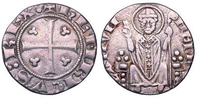 Milano, Enrico VII di Lussemburgo, Ambrosino Grosso (con REX), 1310-1313