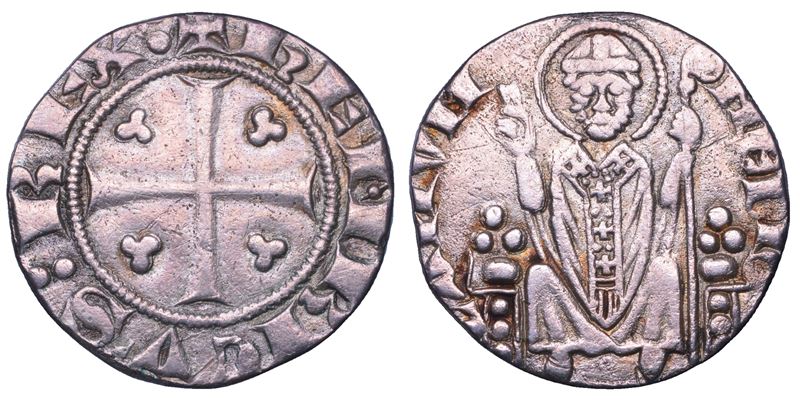 MILANO. ENRICO VII DI LUSSEMBURGO, 1310-1313. Ambrosino Grosso (con REX).  - Auction Numismatics - Cambi Casa d'Aste