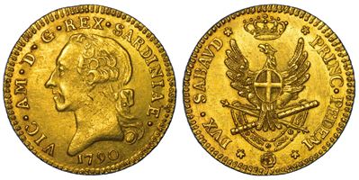 Regno di Sardegna, Vittorio Amedeo III di Savoia, Doppia Nuova 1790, Torino