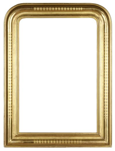 Cornice da specchio, legno dorato, XIX secolo