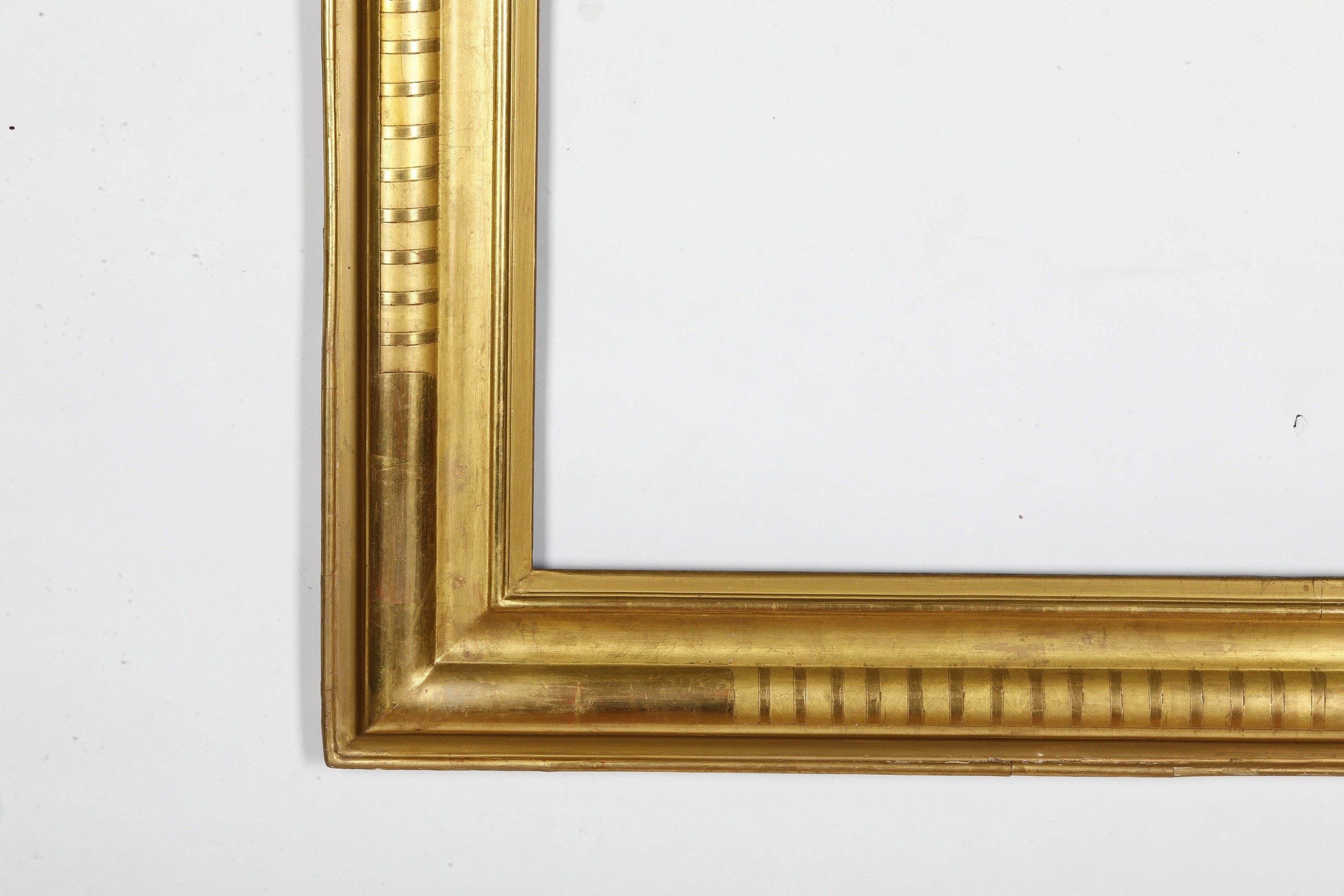 Cornice da specchio, legno dorato, XIX secolo