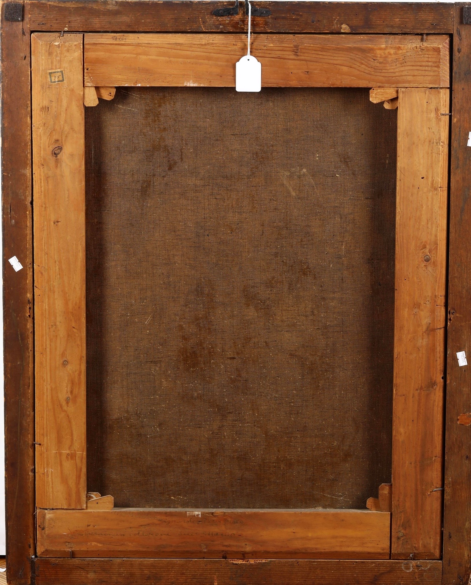 Scuola veneta del XVIII secolo Paesaggio con contadini e rovine