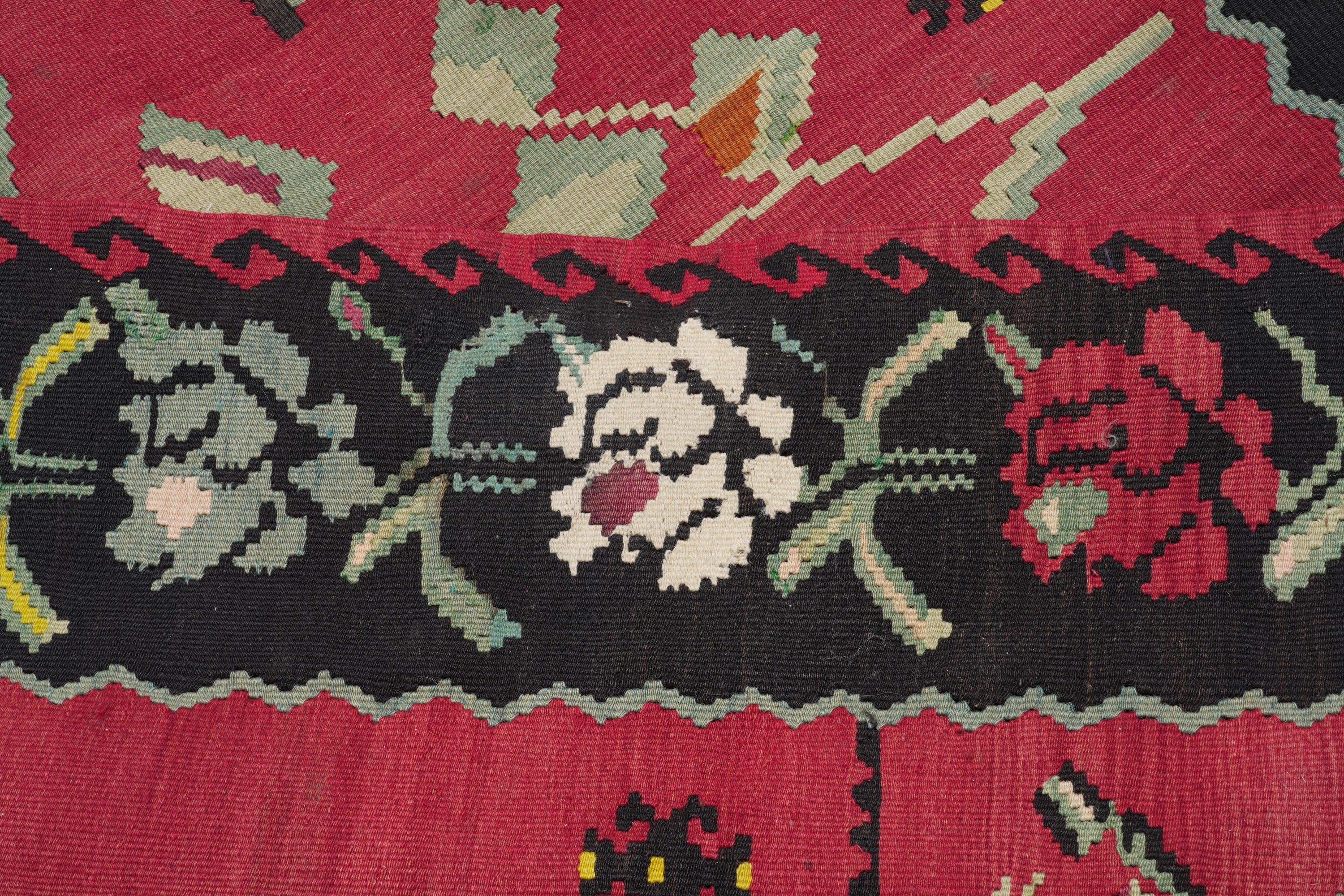 Kilim Bessarabia, inizio XX secolo, cm 220x310