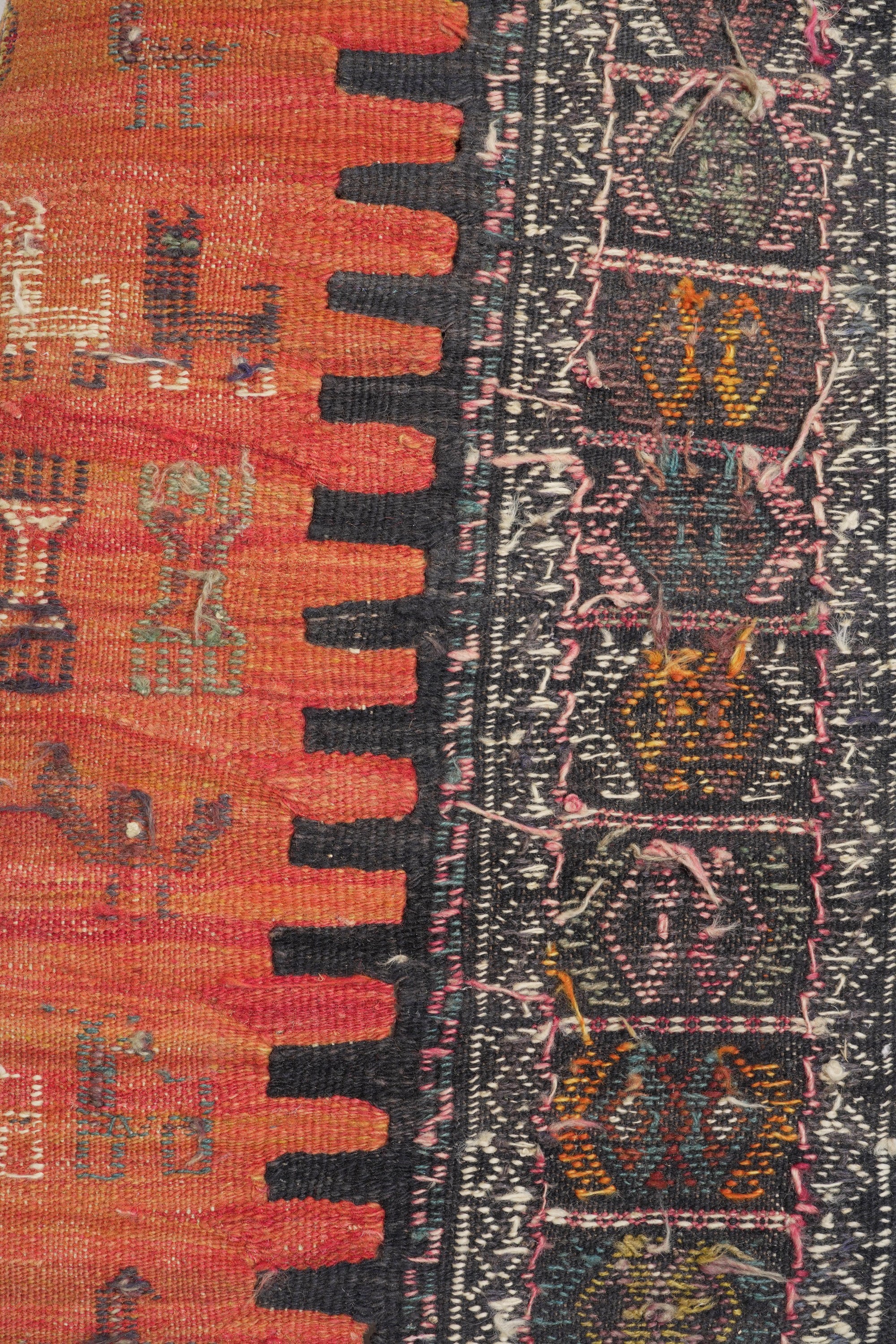 Passatoia Sofreh, kilim sud persiano, inizio XX secolo