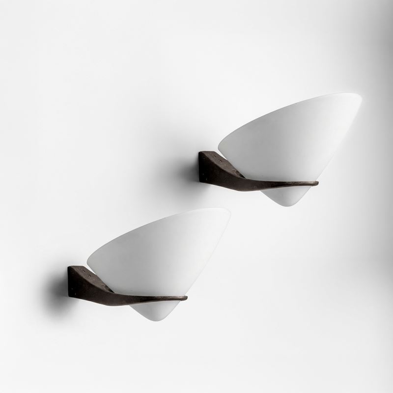 Stilnovo : Due lampade da parete  - Auction Design Lab - Cambi Casa d'Aste