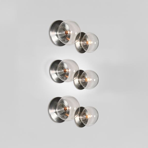 Sei lampade da parete