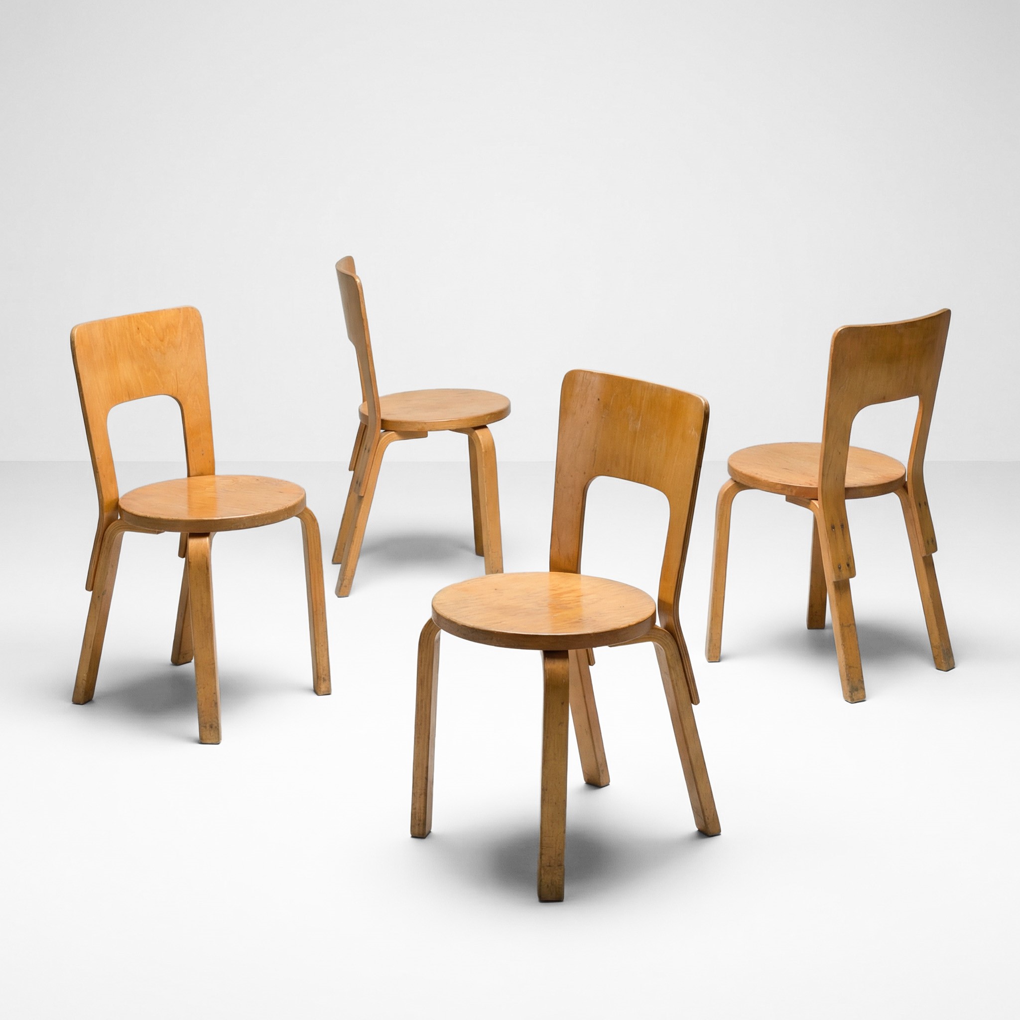 Alvar Aalto - Set di sedute in design scandinavo