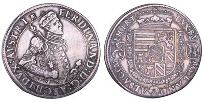 Ferdinand II d'Austria, Taler, 1564-1595, Ensisheim