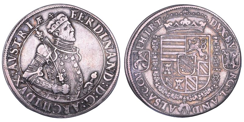 AUSTRIA. FERDINAND, 1564-1595. Taler. Ensisheim.  - Asta Numismatica - Cambi Casa d'Aste