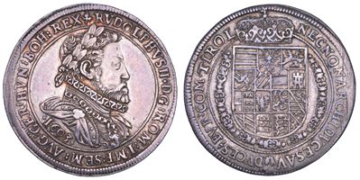 Rudolf II, Taler del 1603, Hall