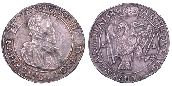 AUSTRIA. RUDOLF II, 1576-1612. Taler 1583. Kremnitz.