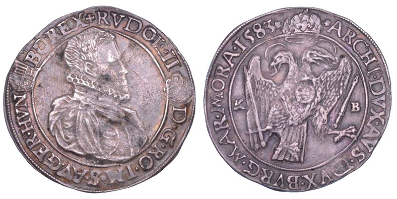 AUSTRIA. RUDOLF II, 1576-1612. Taler 1583. Kremnitz.  - Asta Numismatica - Cambi Casa d'Aste