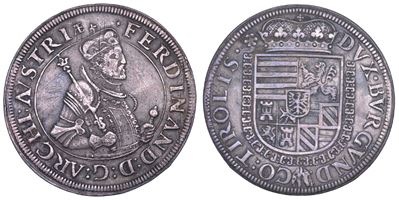 Austria, Ferdinand II (1564-1595), Taler in argento
